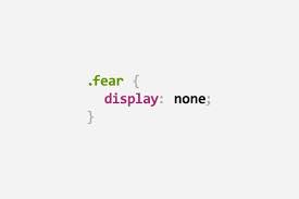 CSS-display-none